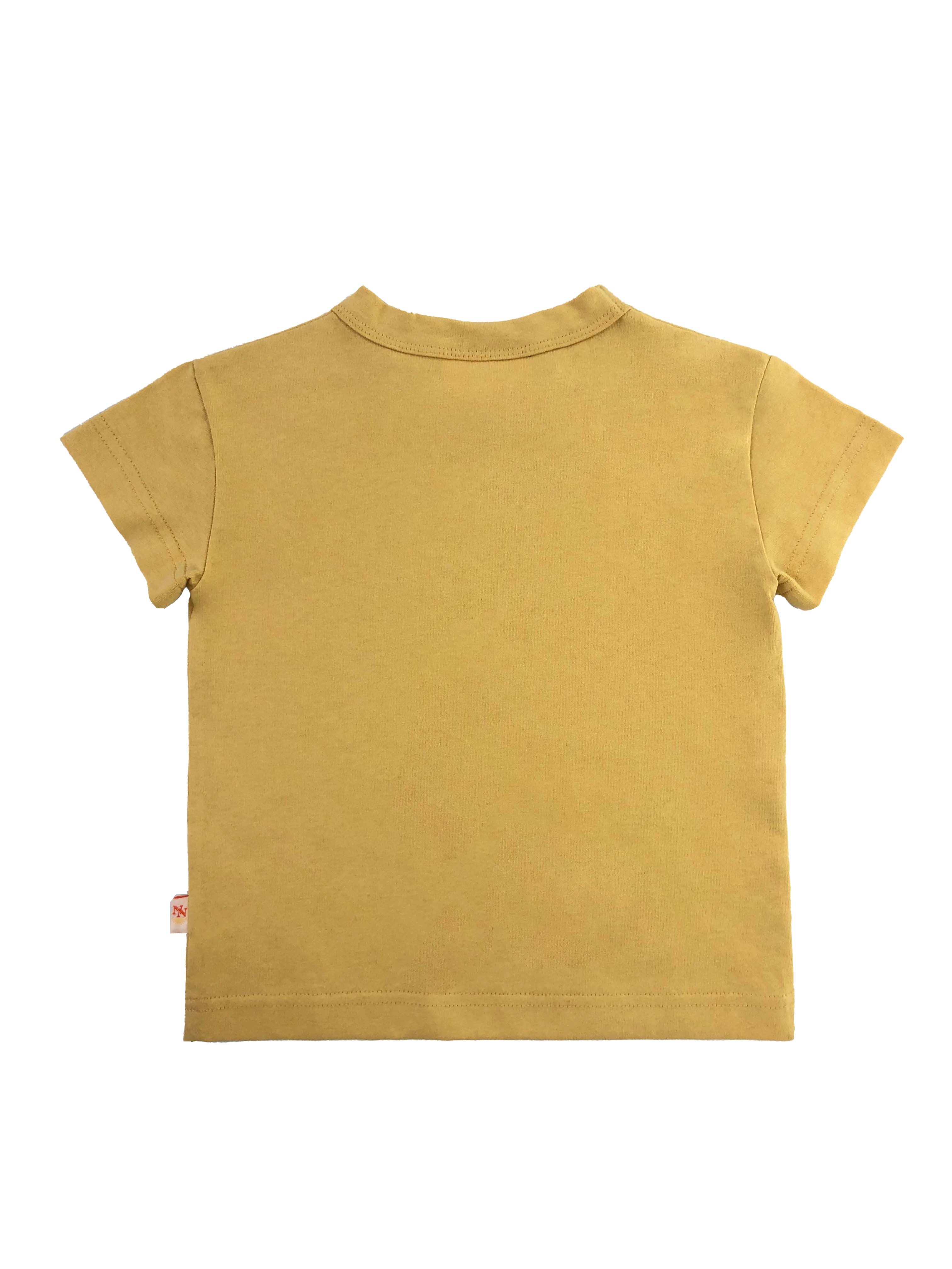 NN OVERSIZES COTTON TEE - YELLOW