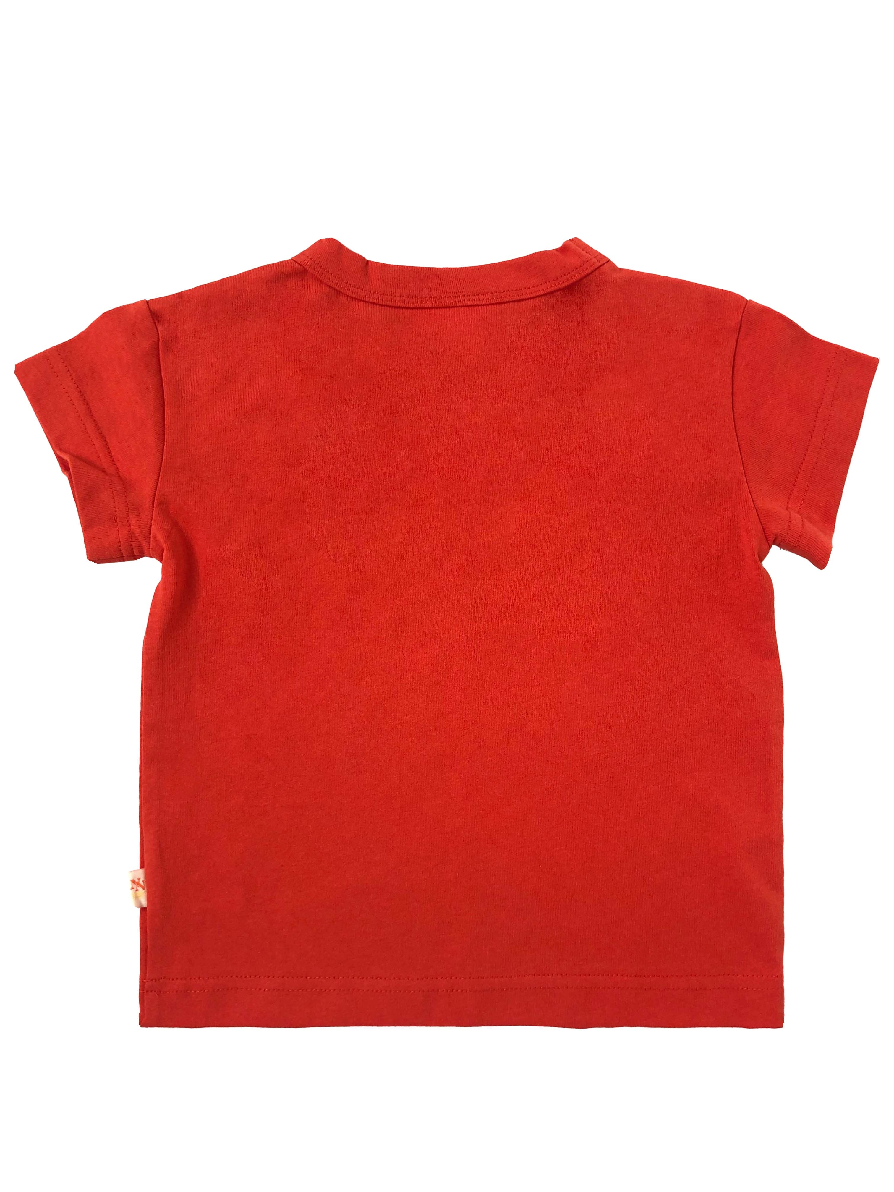 NN OVERSIZE COTTON TEE - RED