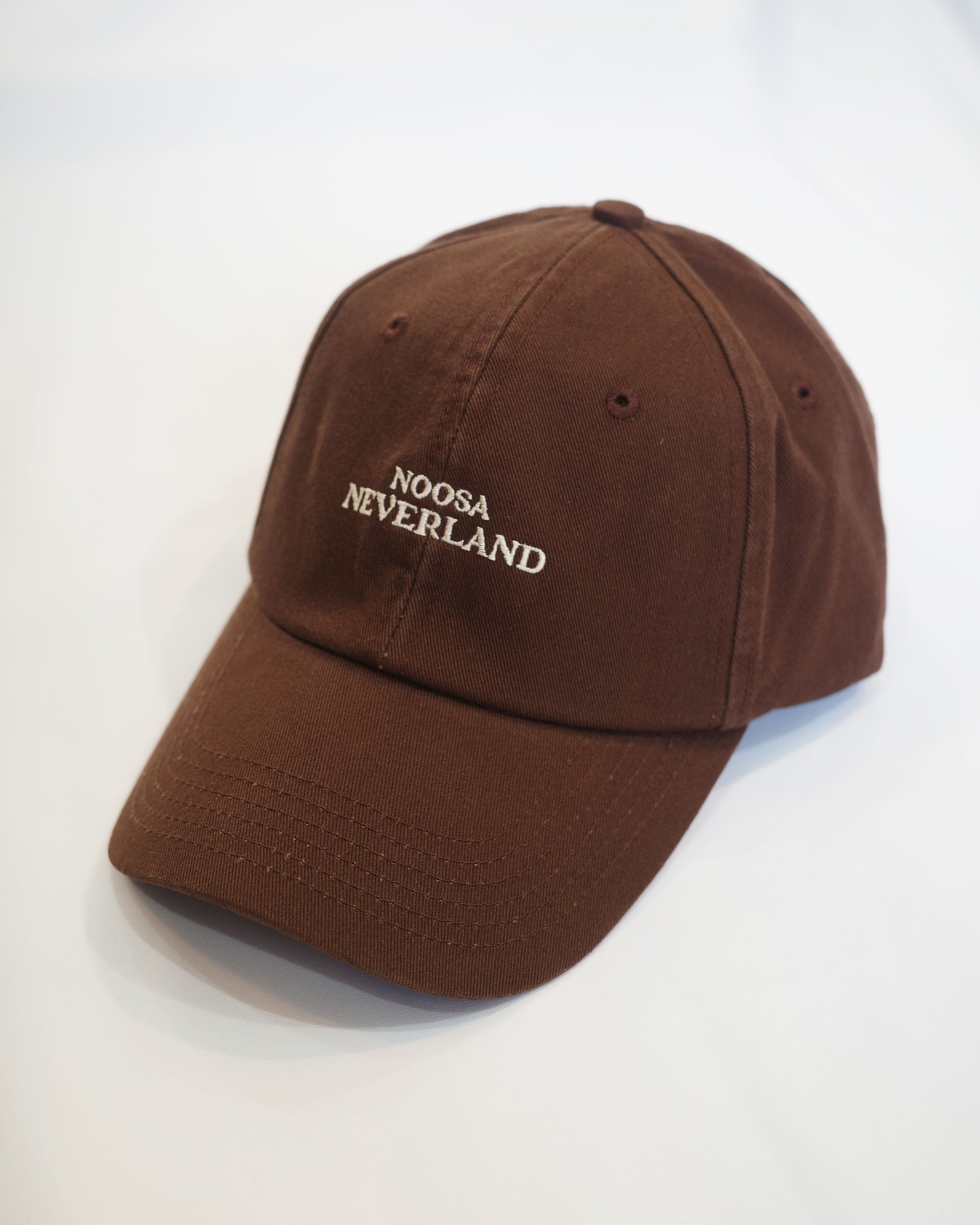 NOOSA NEVERLAND WASHED CAP - BROWN