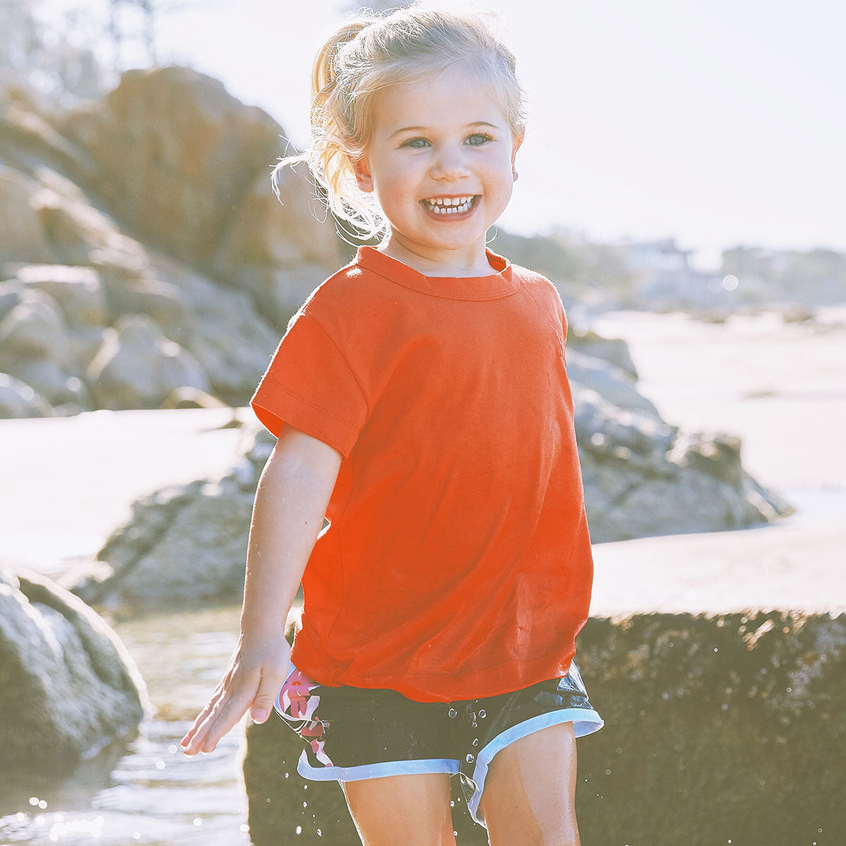 NN OVERSIZE COTTON TEE - RED