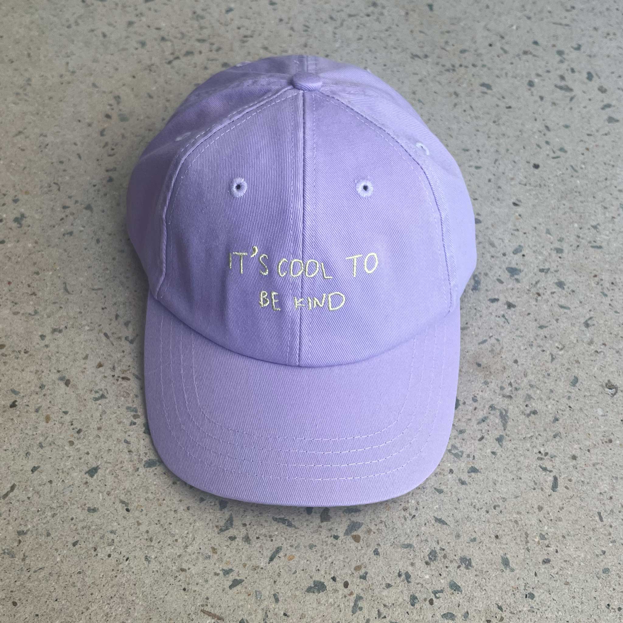 It's Cool To Be Kind Grom Cap - Lilac